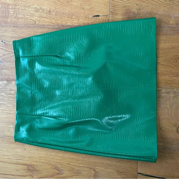 Anthropologie Porridge Kelly Green Skirt Size Medium - Picture 4 of 5